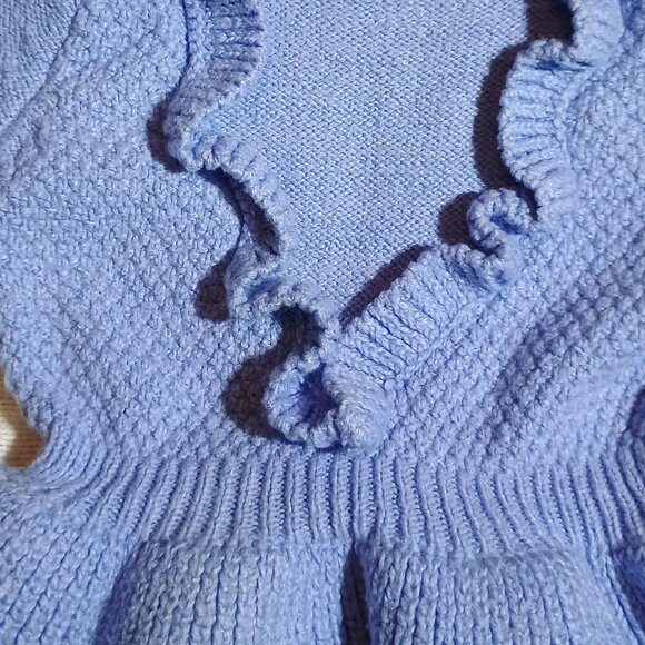 Genuine Kids from OshKosh / Sweater / Kids Girls / Size 12 Months / Light Blue / - Picture 6 of 11